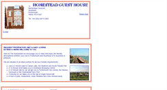 Desktop Screenshot of homesteadguesthouse-southsea.co.uk